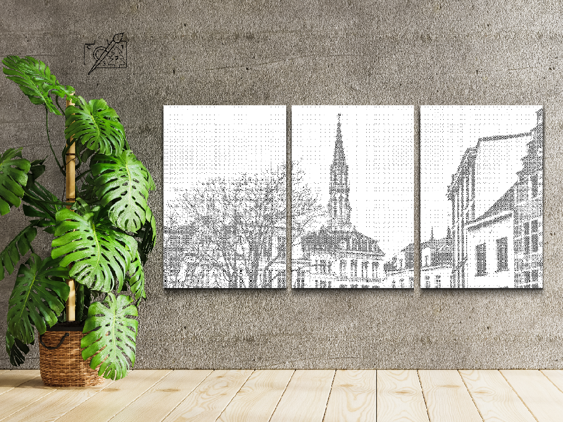 Dotting - Historisk rådhus (sæt af 3)