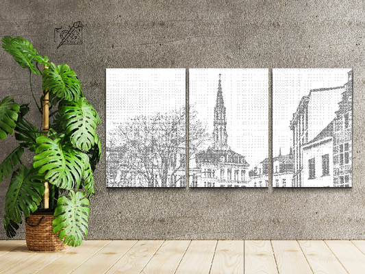 Dotting - Historisk rådhus (sæt af 3)