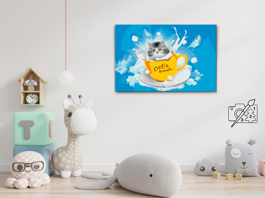 Paint by number - Killing i en kop mælk