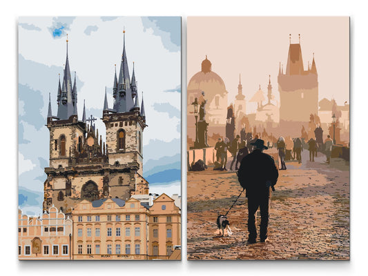 Paint by number - Prag-mængden (mængde af 2)