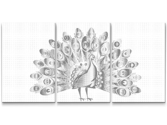 Dotting - Stolt påfugl (sæt af 3)