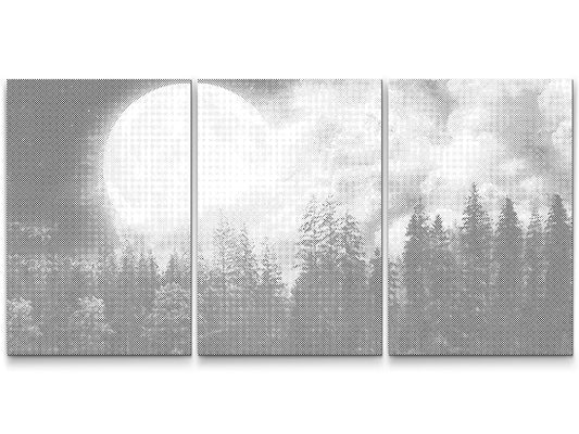 Dotting - Fuldmåne over skoven (sæt af 3)