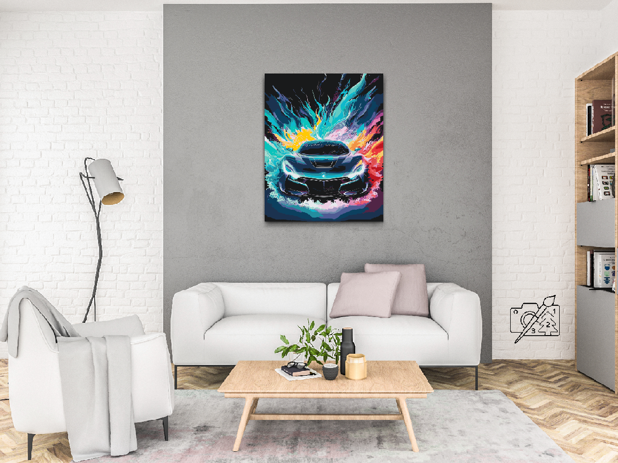 Paint by number - Passion for sportsvogne