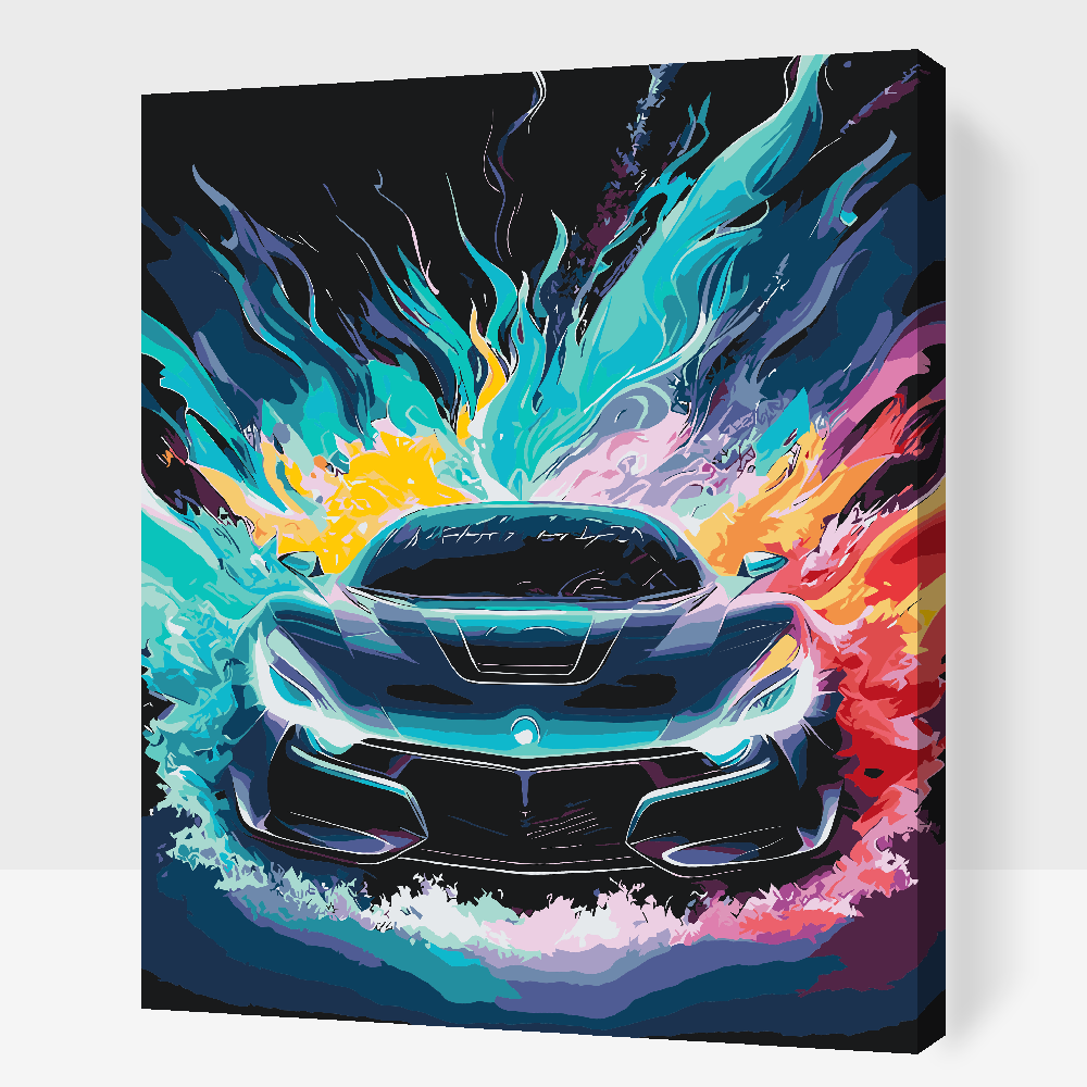 Paint by number - Passion for sportsvogne