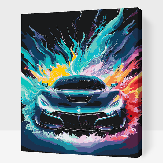 Paint by number - Passion for sportsvogne