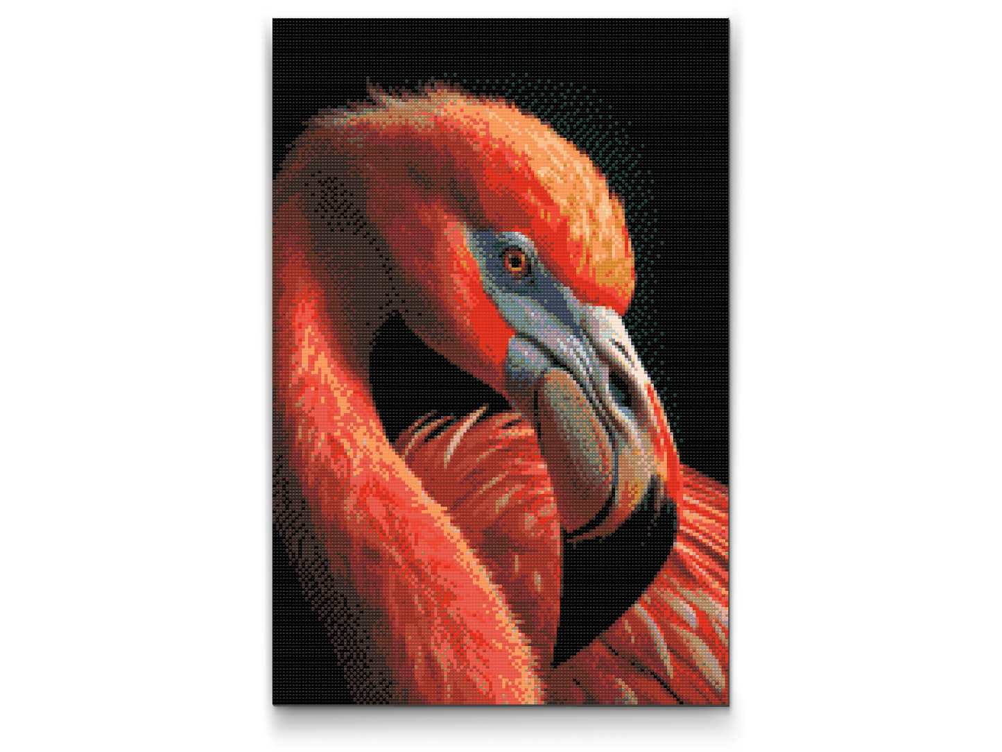 Diamond Paint - Diamantmaleri - Flamingoportræt
