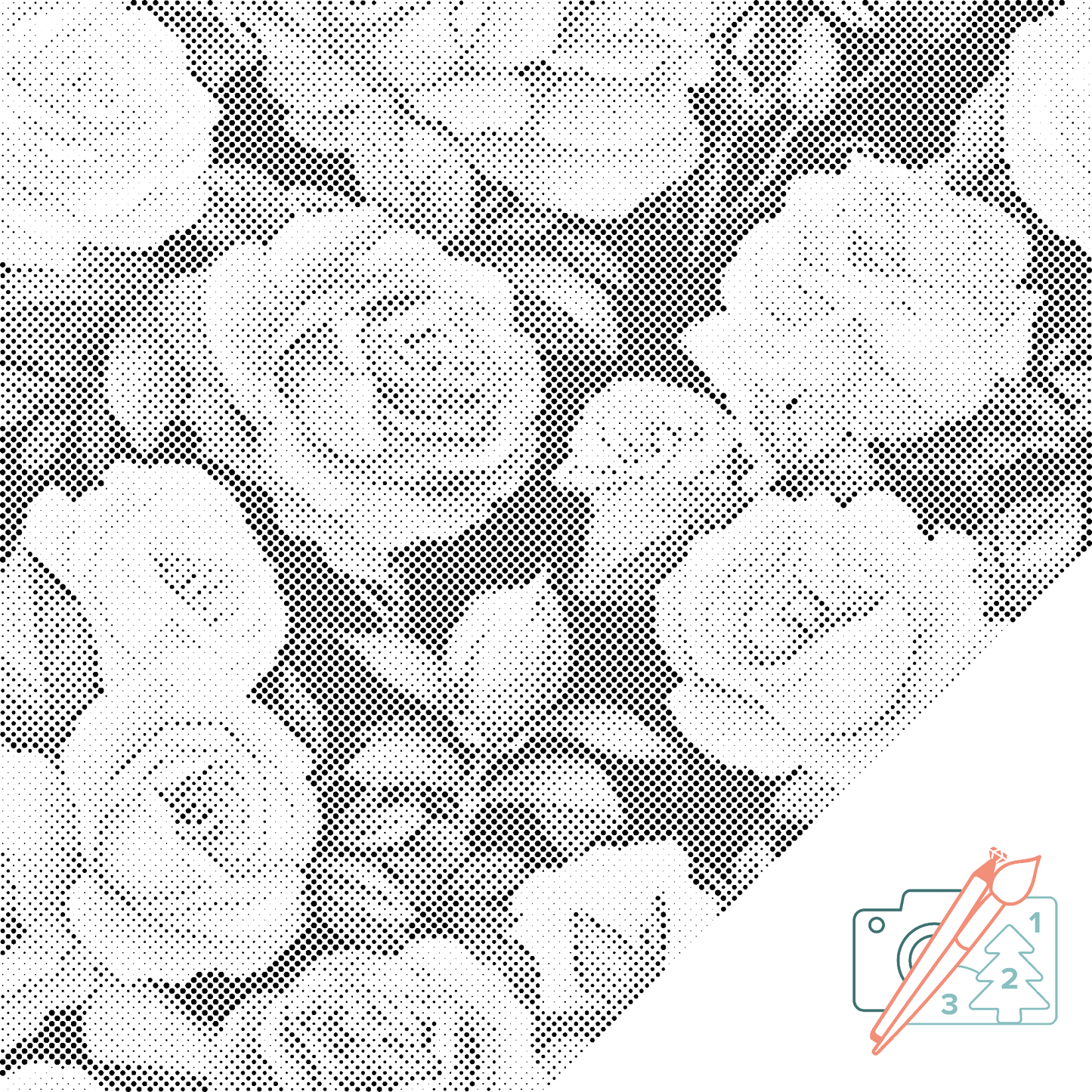 Dotting - Blomsterbaggrund - roser
