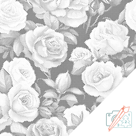 Dotting - Blomsterbaggrund - roser