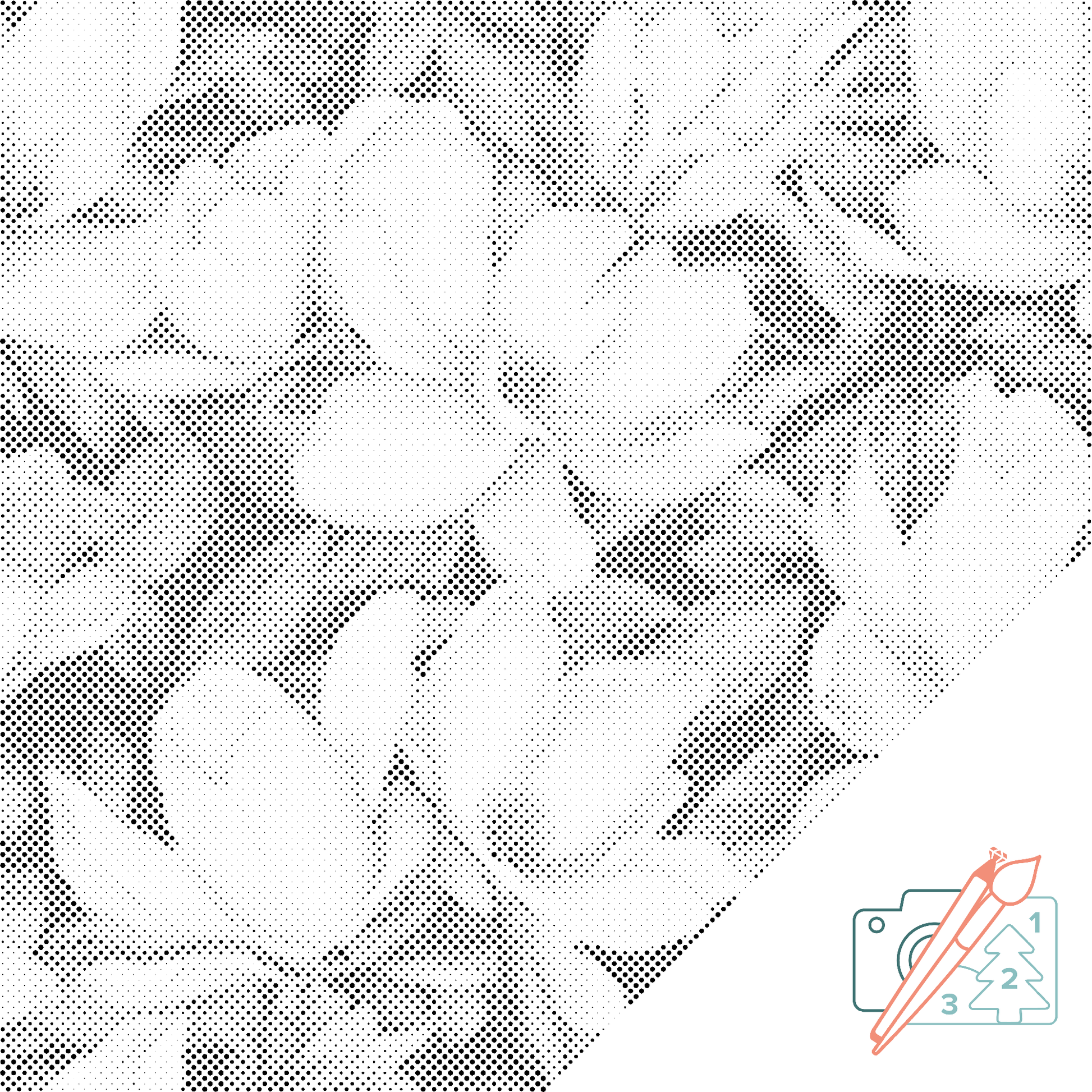 Dotting - Blomsterbaggrund - magnolia
