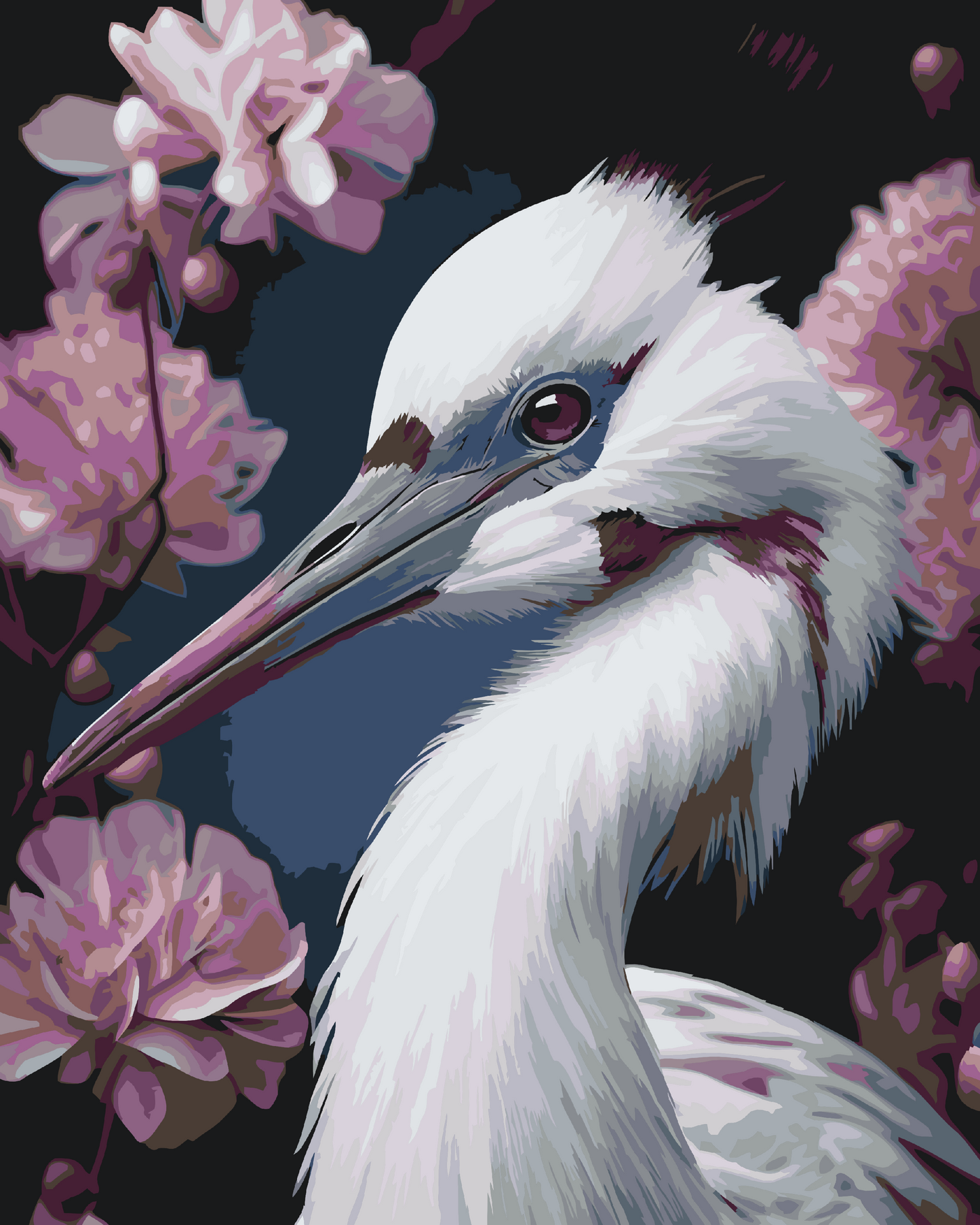 Paint by number - Heron 2