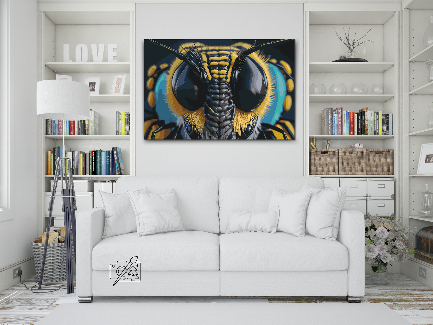 Paint by number - Wasp
