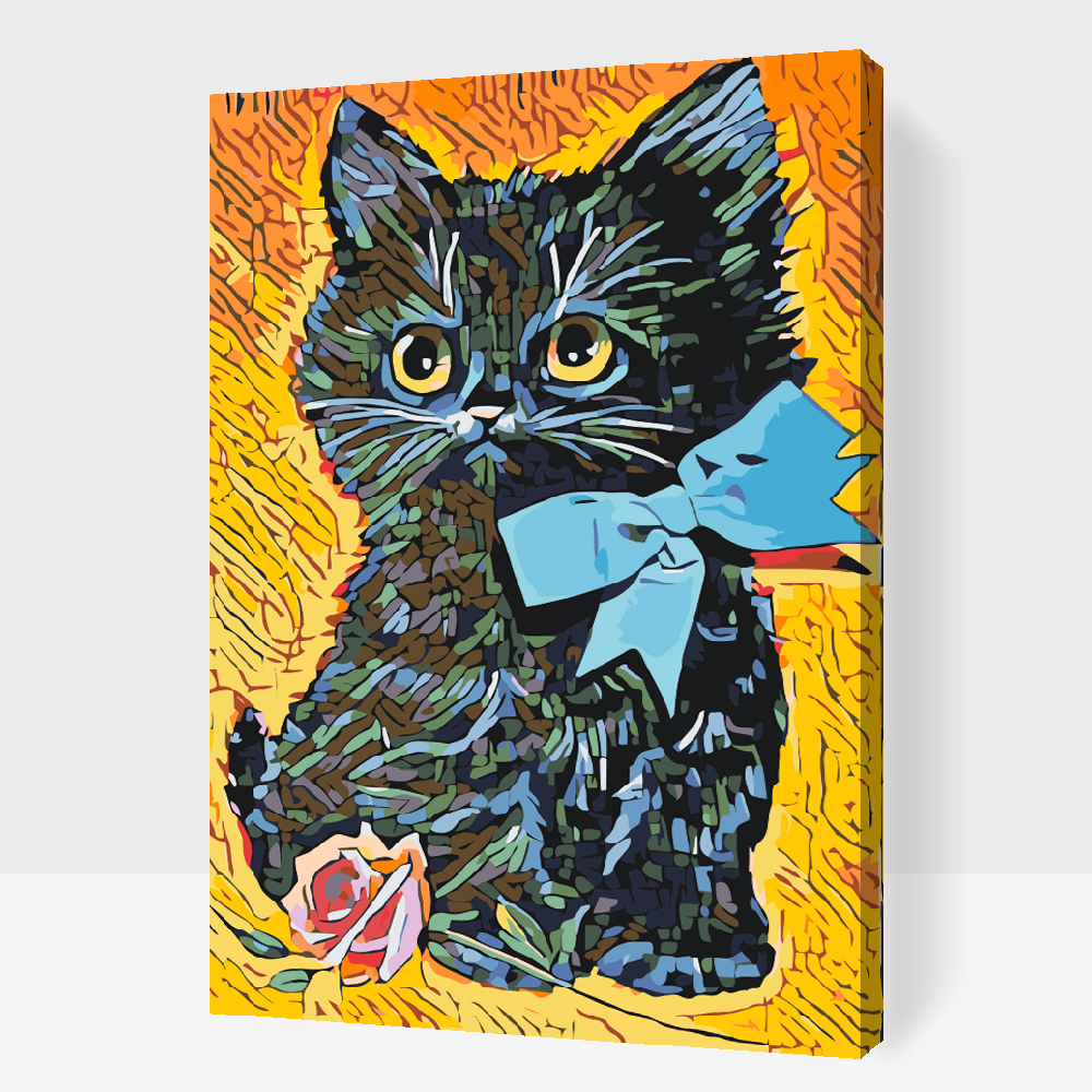 Paint by number - Killing med sløjfe