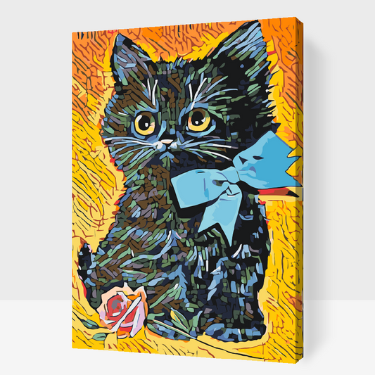 Paint by number - Killing med sløjfe