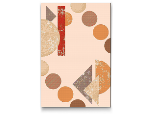 Diamond Paint - Geometrisk design