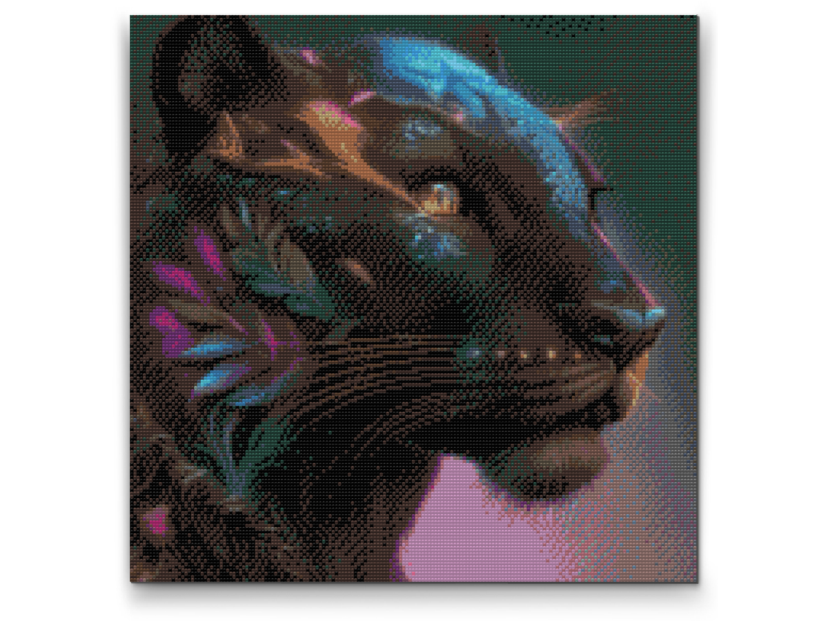 Diamond Paint - Sort puma