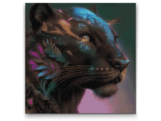 Diamond Paint - Sort puma