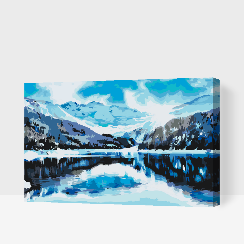 Paint by number - Swiss Alp
