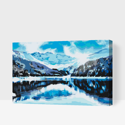 Paint by number - Swiss Alp