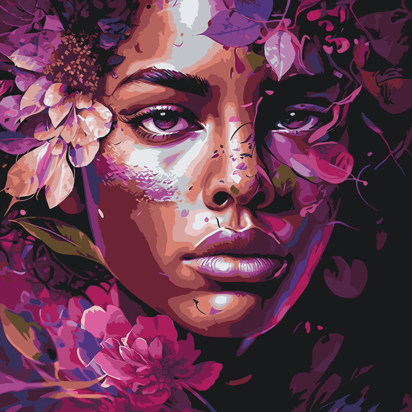 Paint by number - Sanselig kvinde