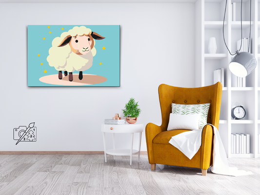 Paint by number - Uldfår