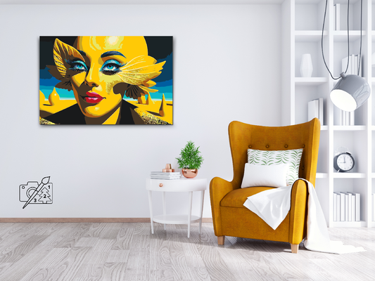 Paint by number - Lemon lady