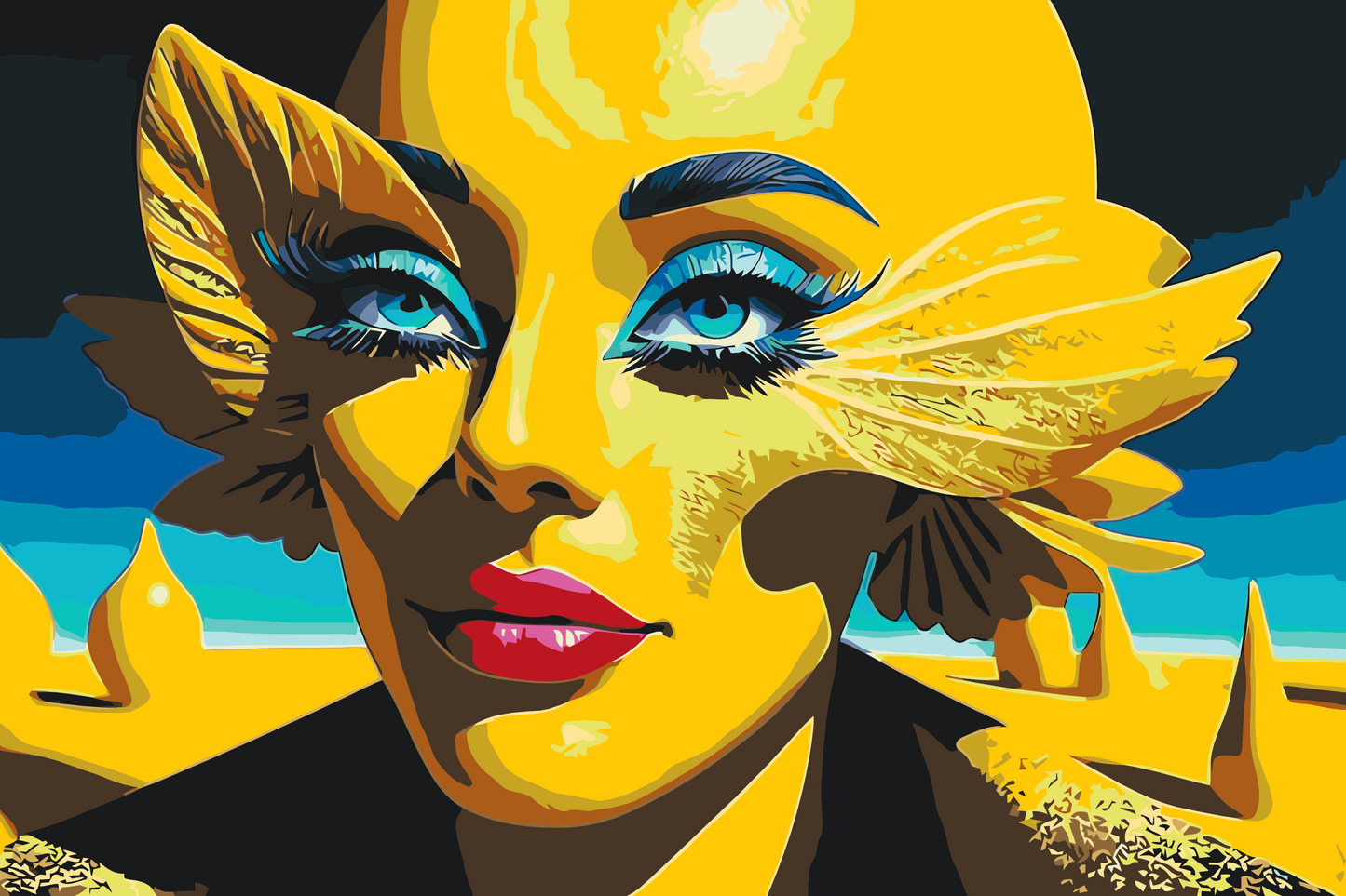 Paint by number - Lemon lady