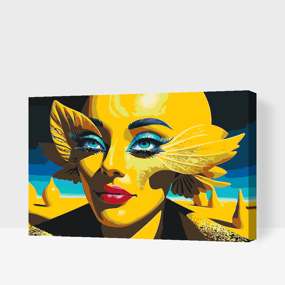 Paint by number - Lemon lady