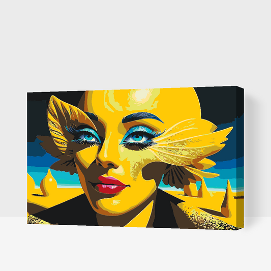 Paint by number - Lemon lady