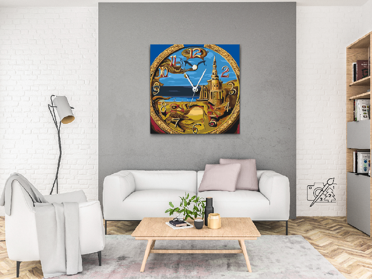 Paint by number - Abstrakt ur