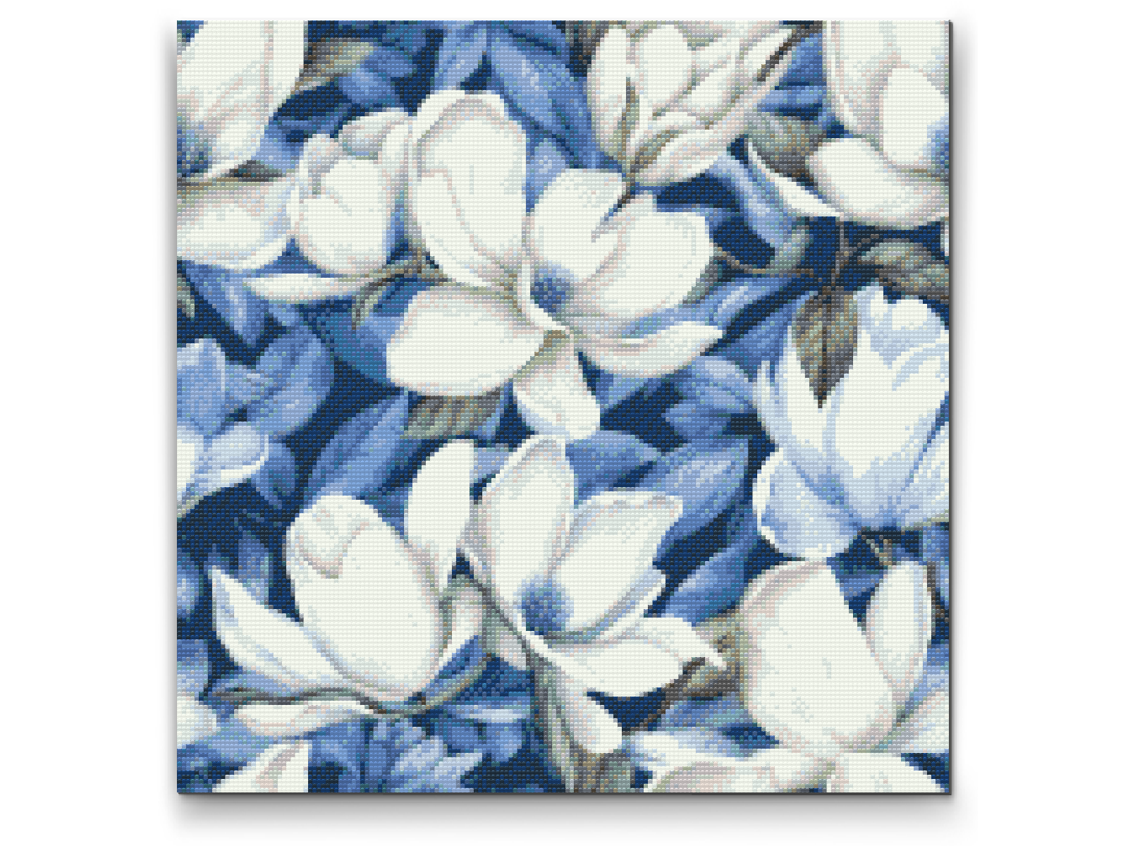 Diamond Paint - Blomsterbaggrund - magnolia