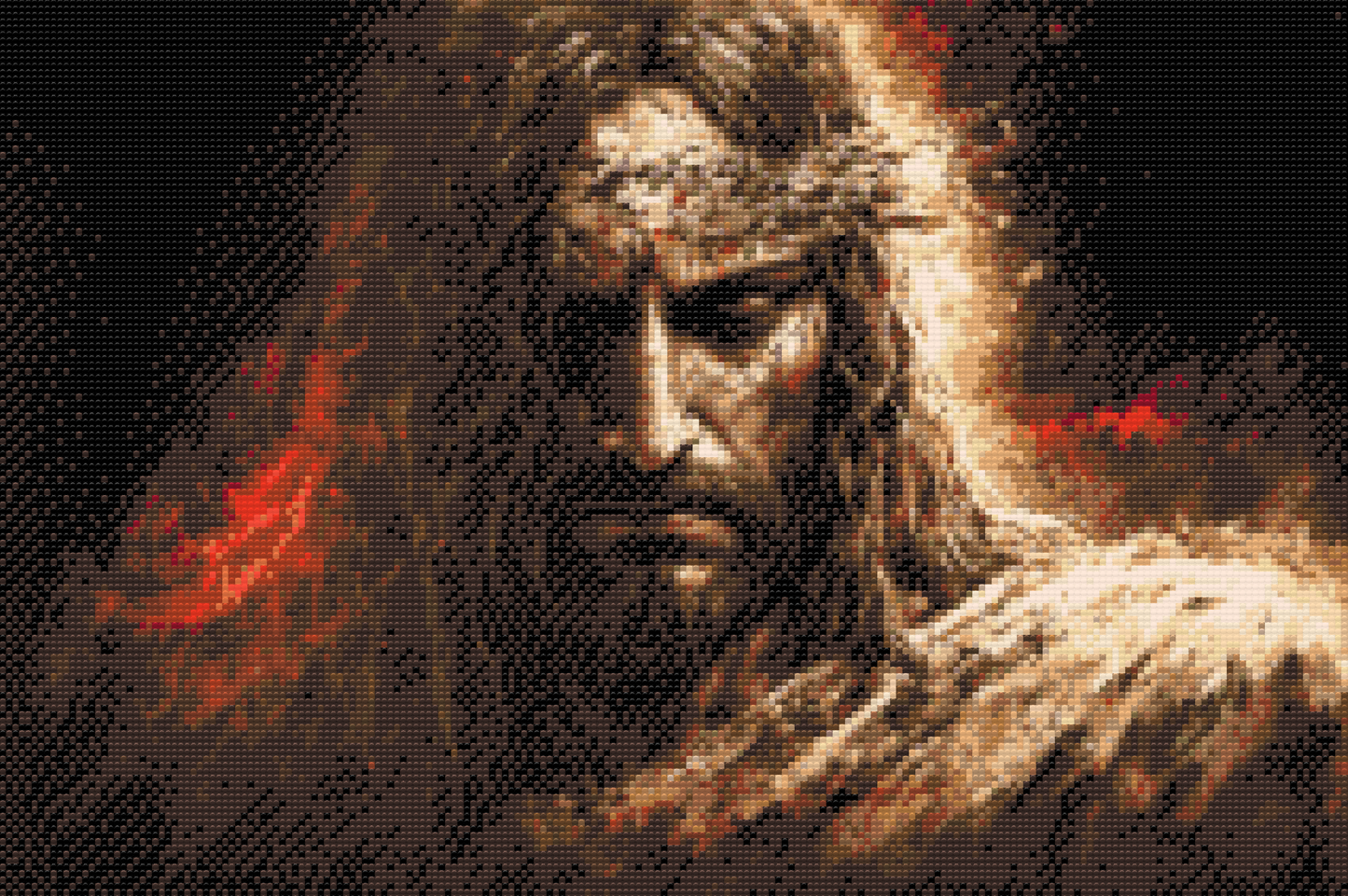 Diamond Paint - Jesus med sin tornekrone