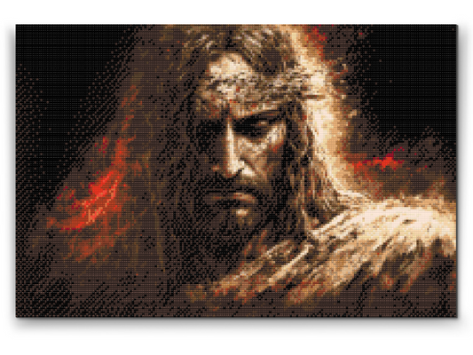Diamond Paint - Jesus med sin tornekrone