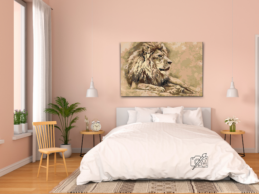Paint by number - Lion 2