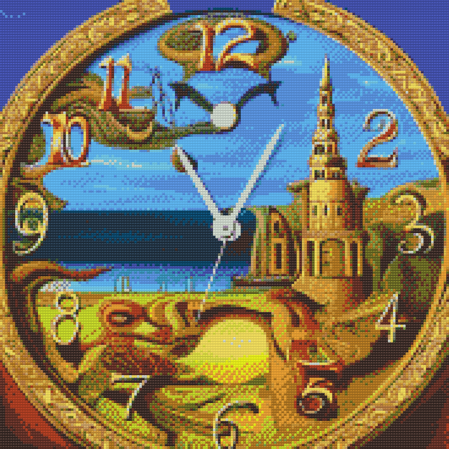 Diamond Paint - Abstrakt ur