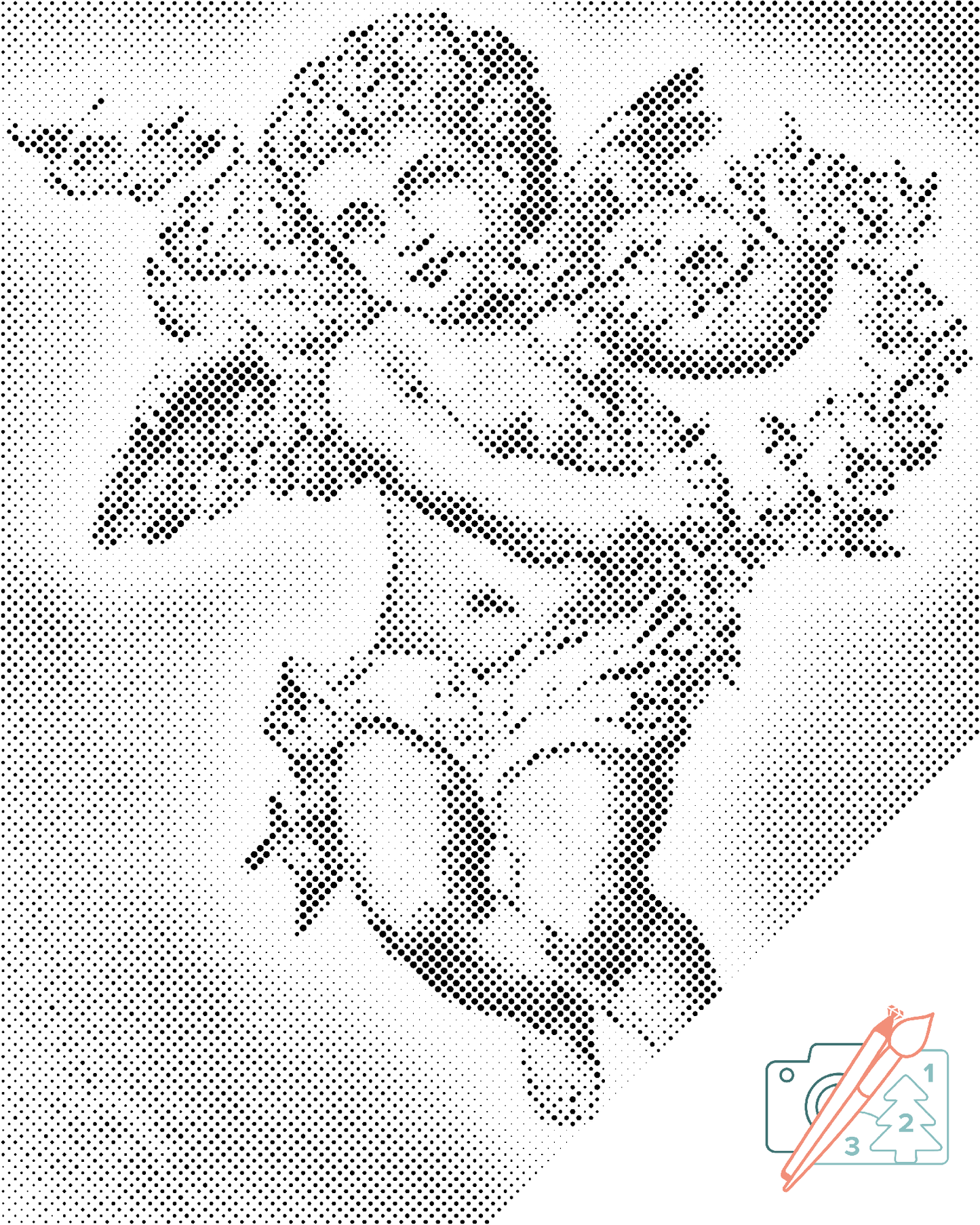 Dotting - En engel med en krans