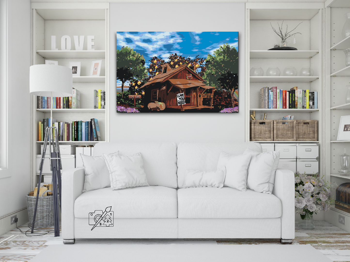Paint by number - Love Cottage 2