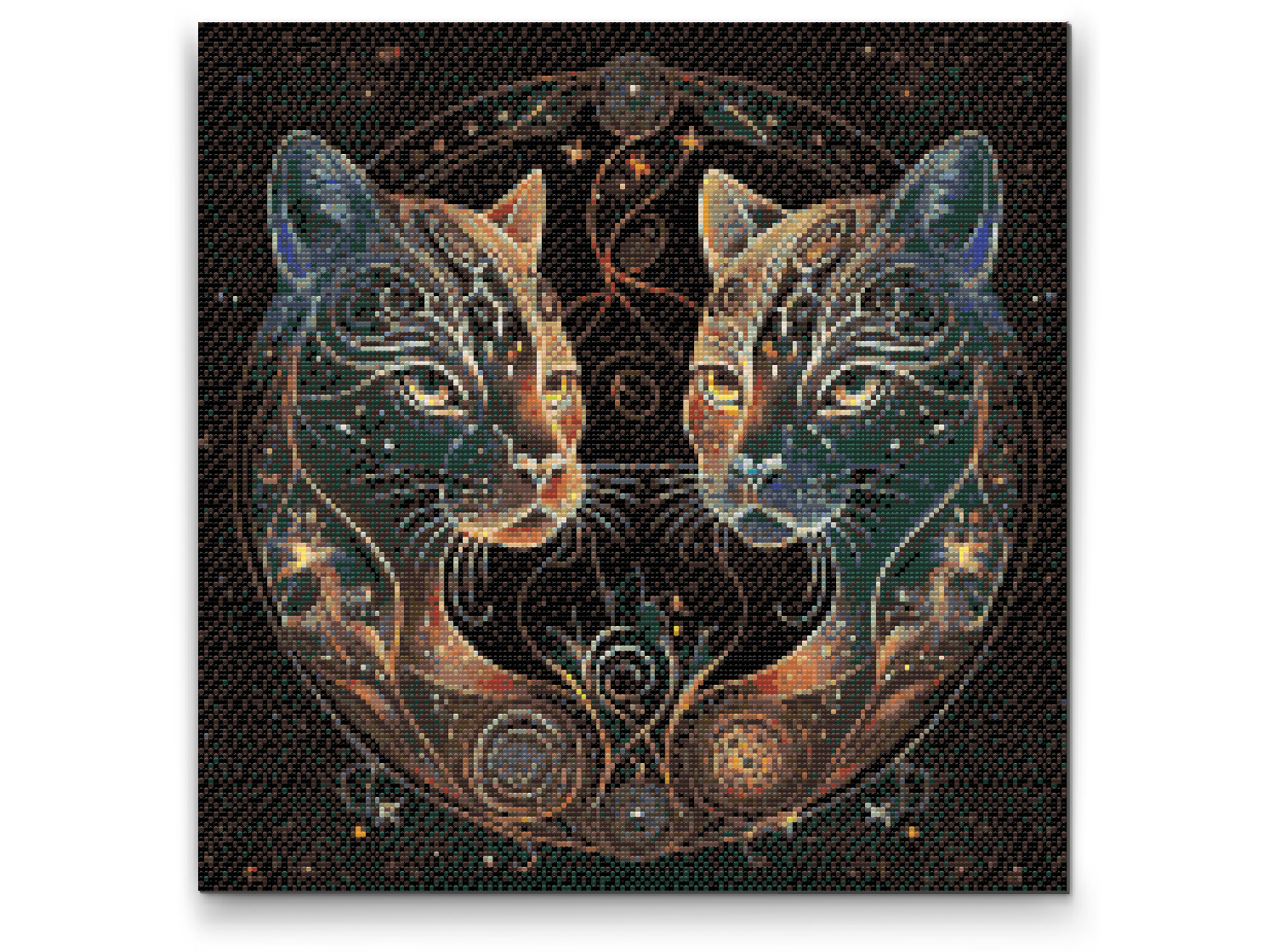 Diamond Paint - Astrologiske katte