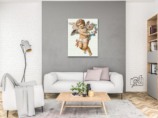Diamond Paint - En engel med en krans