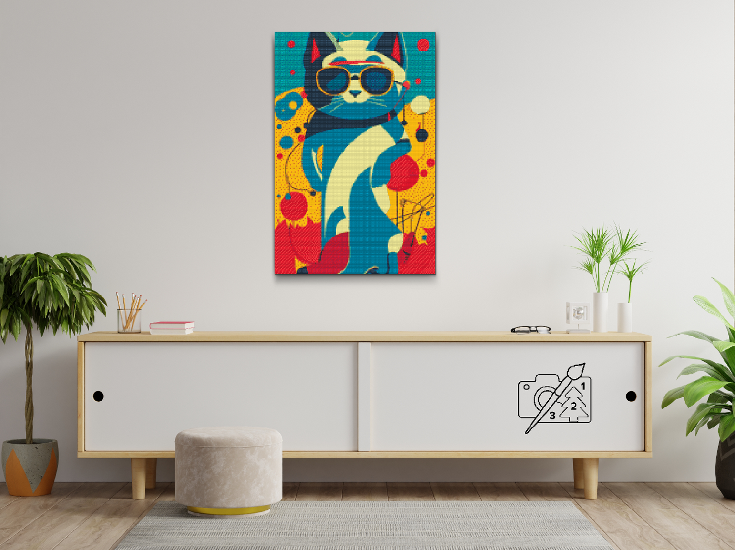 Diamond Paint - Pop art-kat