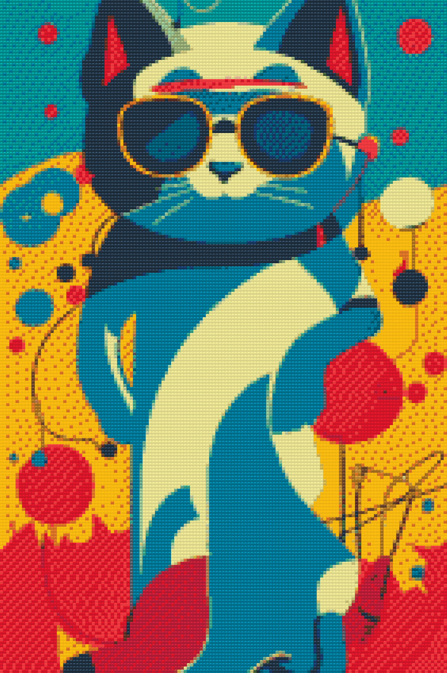 Diamond Paint - Pop art-kat