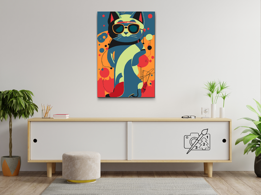 Paint by number - Pop art-kat