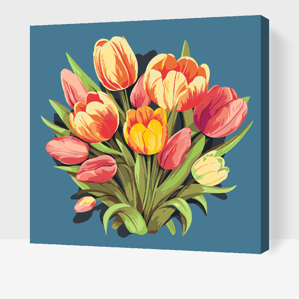 Paint by number - Tulipanbuket