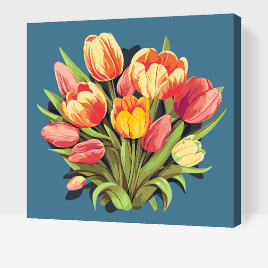 Paint by number - Tulipanbuket