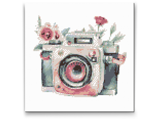 Diamond Paint - Flowery camera 2