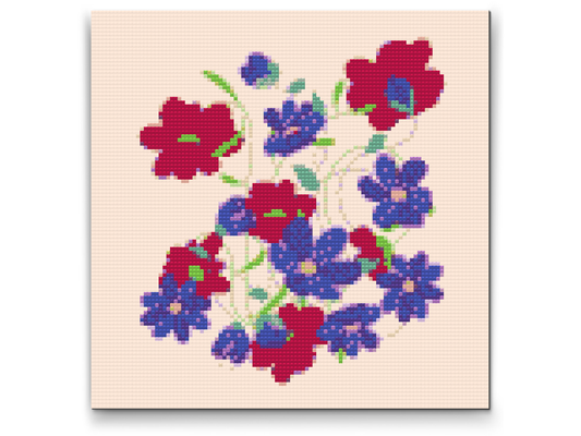 Diamond Paint - Forårsblomster