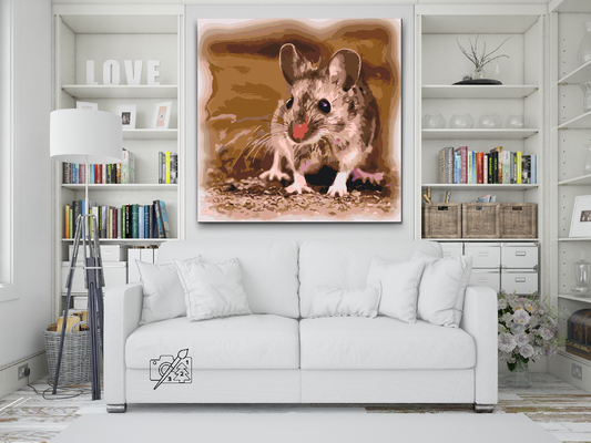 Paint by number - Lille Hamster