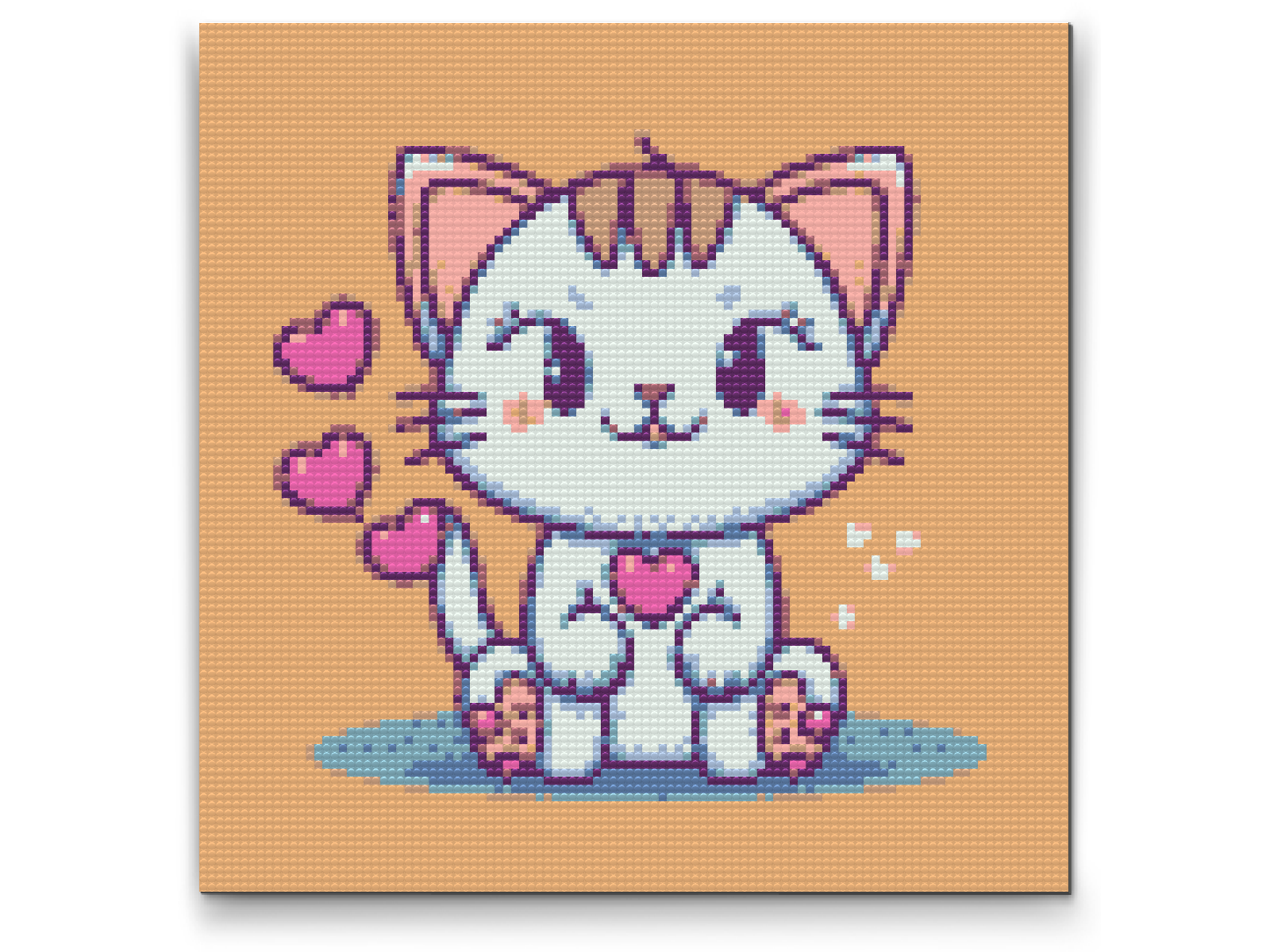 Diamond Paint - Kitty forelsket