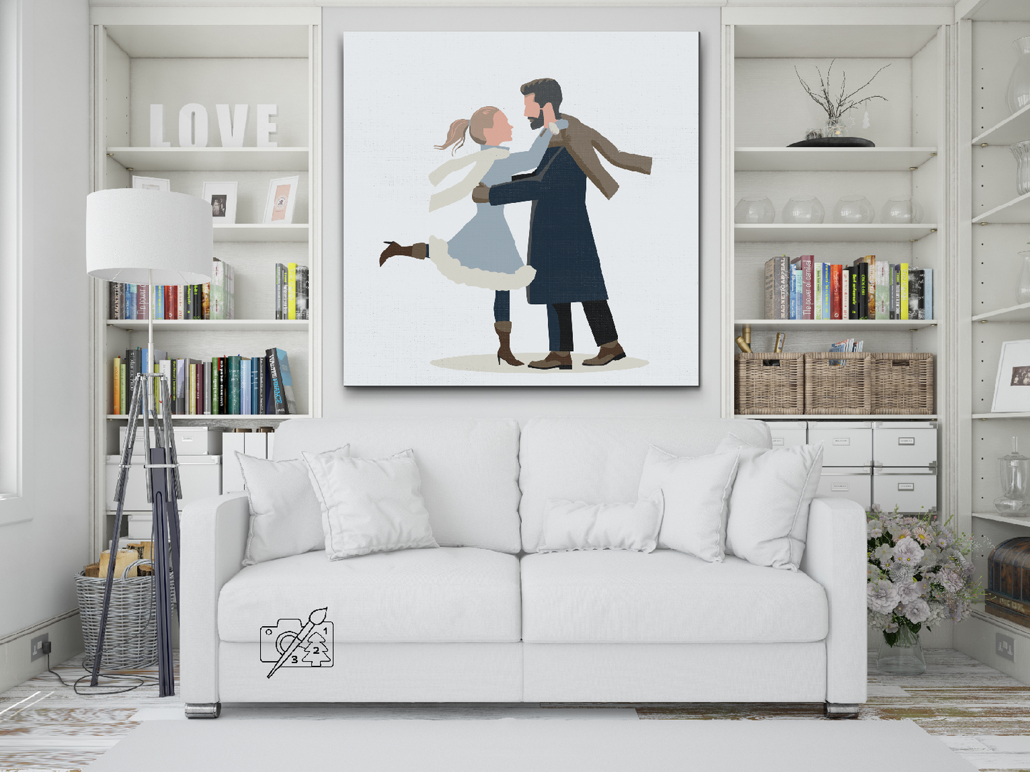 Paint by number - Kærlighed om vinteren