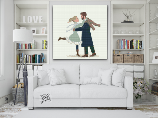 Diamond Paint - Kærlighed om vinteren