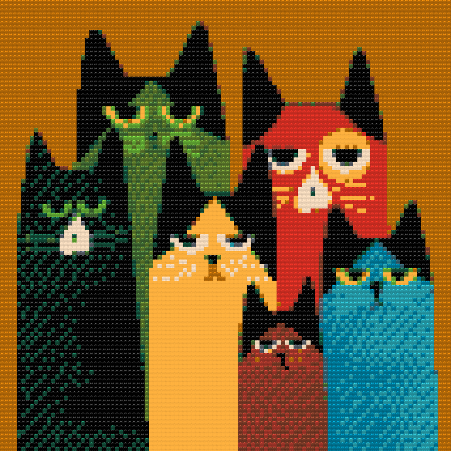 Diamond Paint - Kattebande